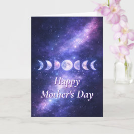 Happy Mother’s Day Celestial Moon Phases Card Karte