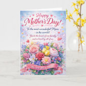 Happy Mother’s Day Floral Card Karte (Gelbe Blume)
