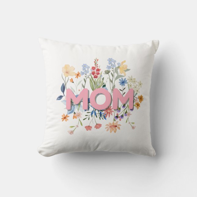 Happy Mother’s Day Throw Pillow | Cute Gift  Kissen (Vorderseite)