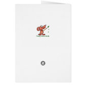 Happy Mothering Sunday Blank Niedliches Kaninchen (Hinten)