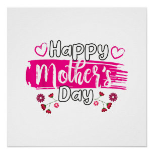 Happy Mother's Day 2025 Tshirt for Women Mama Gran Poster