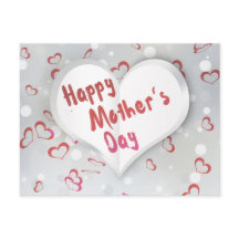 Happy Mother's Day 3D Paper Heart