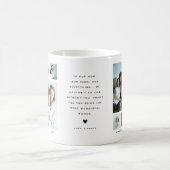'Happy Mother's Day' 6 Photo Collage Gift Kaffeetasse (Mittel)