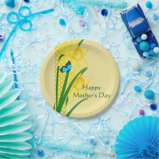 Happy Mother's Day 7 Inch Paper Plate Pappteller (Party)