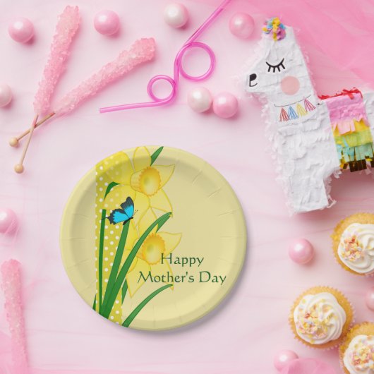 Happy Mother's Day 7 Inch Paper Plate Pappteller (Party)
