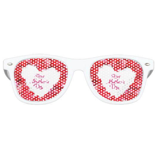 Happy Mother's Day Adult Party Shades Partybrille (Vorderseite)