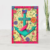 Happy Mother's Day Anchor Hübsche florale Mama Karte (Vorderseite)