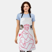 Happy Mother's Day. Apron's gift for your Mommy Schürze (Getragen)
