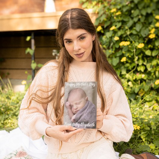 Happy Mother's Day Baby Ankündigung