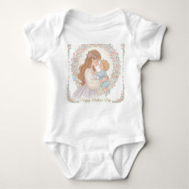 Happy Mother's Day Baby Bodysuit - Zender Liebe De Baby Strampler