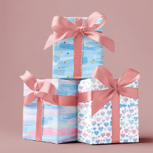 Happy Mother's day baby pink & blue Set von 3