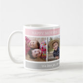 Happy Mother's Day Best Nanny 4 Photo Collage Kaffeetasse (Links)