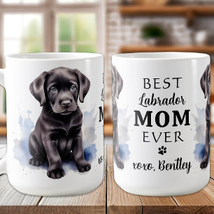 Happy Mother's Day Black Lab Kaffeetasse