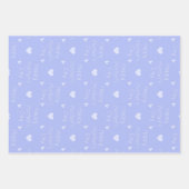 Happy Mother's Day Blue Theme Set von 3 Geschenkpapier Set (Vorderseite 3)