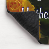 Happy Mother's Day Blue Tulips Mousepad (Ecke)