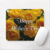 Happy Mother's Day Blue Tulips Mousepad (Mit Mouse)