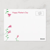 Happy Mother's day Blume Daisies Pink Postkarte (Rückseite)