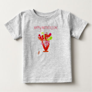 Happy Mother's day/ Blumenavase T - Shirt