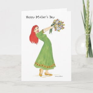 Happy Mother's Day Bouquet Karte
