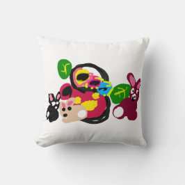 Happy mothers day bunnies and rabbit  kissen