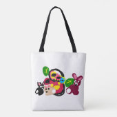 Happy mothers day bunnies and rabbit  tasche (Rückseite)