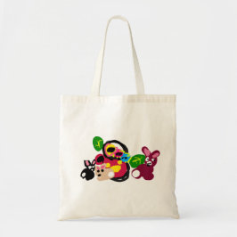 Happy mothers day bunnies and rabbit  tragetasche