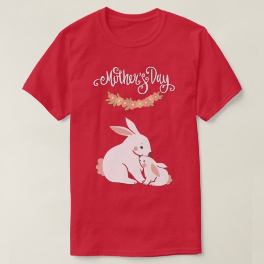 Happy Mother's Day Bunny Tee (Design vorne)