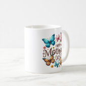 Happy Mother's Day Butterflies Clipart-61718 Kaffeetasse (VorderseiteRechts)