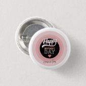 Happy Mother's Day Button (Vorne & Hinten)
