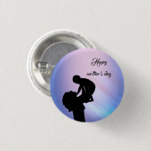 Happy Mother's Day Button (Vorne & Hinten)