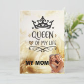 Happy mothers day card (Stehend Vorderseite)