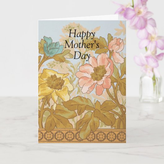 Happy Mother's Day Card 🌷 Artistic Blume Edition Karte (Orchidee)