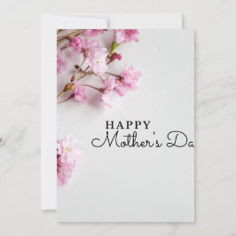 Happy Mother's Day Card - Botanische Wildblumen Feiertagskarte
