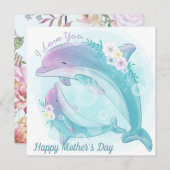 Happy Mother's Day Card Feiertagskarte (Vorne/Hinten)