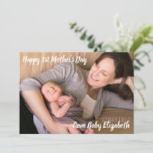 Happy Mother's Day Card Feiertagskarte (Stehend Vorderseite)