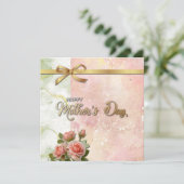 Happy Mother's day Card Feiertagskarte (Stehend Vorderseite)