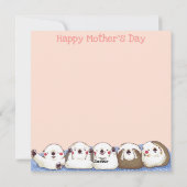 Happy Mother's Day Card Feiertagskarte (Rückseite)