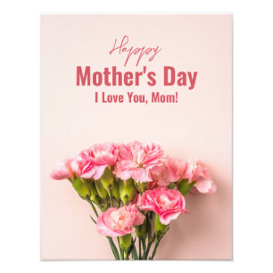 Happy Mother's Day Card Floral Mütter Tagesgeschen Fotodruck