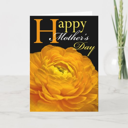 Happy Mother's Day Card Hübsche Blume Foto Design Karte (Vorderseite)