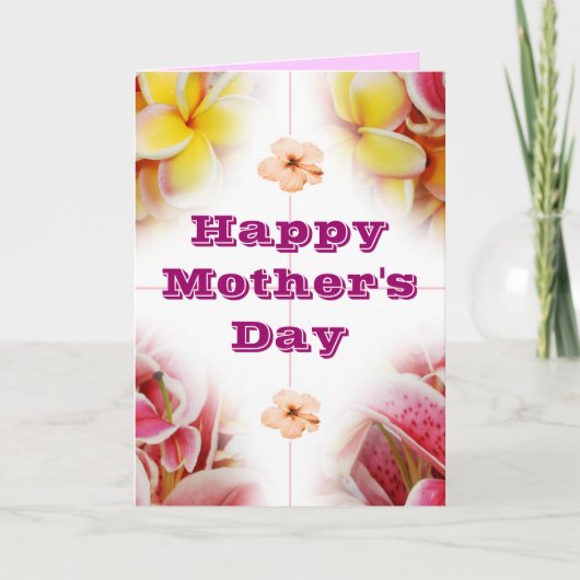 Happy Mother's Day Card Karte (Vorderseite)