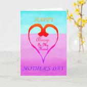 Happy Mother's Day Card Karte (Gelbe Blume)