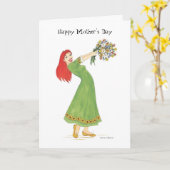 Happy Mother's Day Card Karte (Gelbe Blume)
