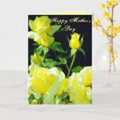Happy Mother's Day_Card Karte (Gelbe Blume)