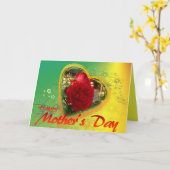 Happy Mother's Day Card Karte (Gelbe Blume)