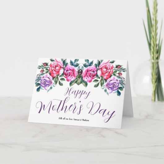 Happy Mother's Day Card Karte (Vorderseite)
