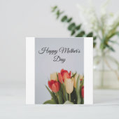 Happy Mother's Day Card Karte (Stehend Vorderseite)