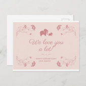 HAPPY MOTHER'S DAY CARD MAGNET POSTKARTE (Vorne/Hinten)