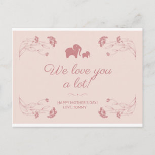 HAPPY MOTHER'S DAY CARD MAGNET POSTKARTE