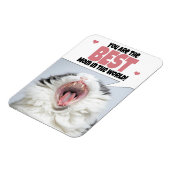 Happy Mother's Day Cat Shouting Spaß Magnet (Linke Seite)