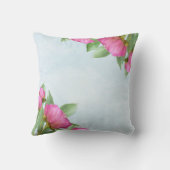 Happy Mother's Day Chic Pink Floral Kissen (Rückseite)